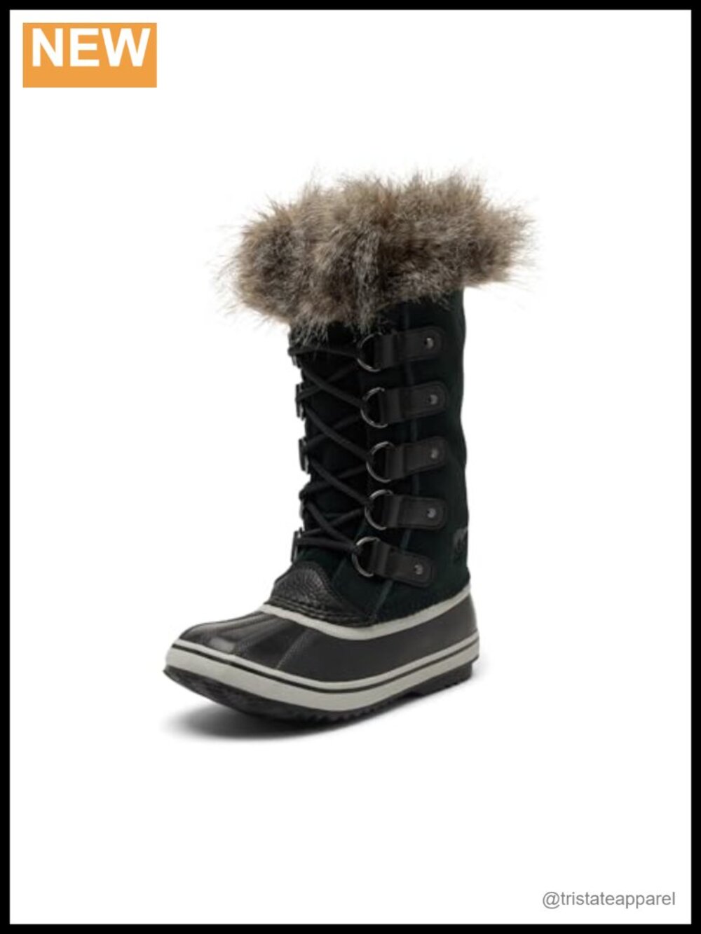 Sorel Women's Joan of Arctic Waterproof Suede Winter Snow Boots Lace-Up
